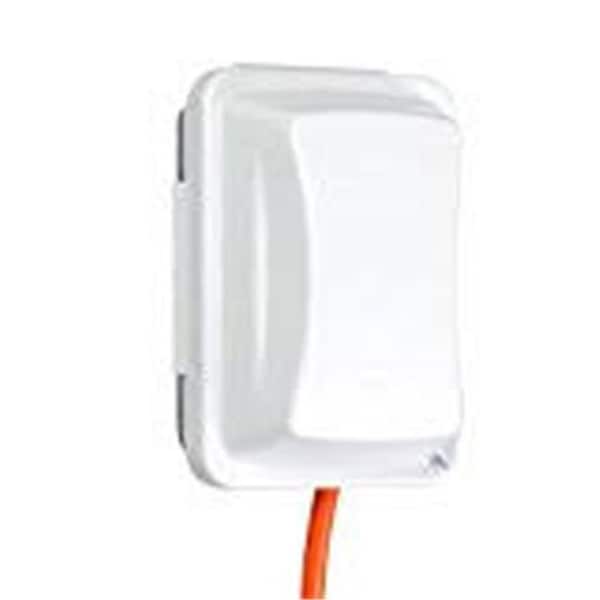 Raco Weatherproof Cover, Single Gang Box Type, 1 Gang, Polycarbonate, In-Use Cover Type MM410W - main